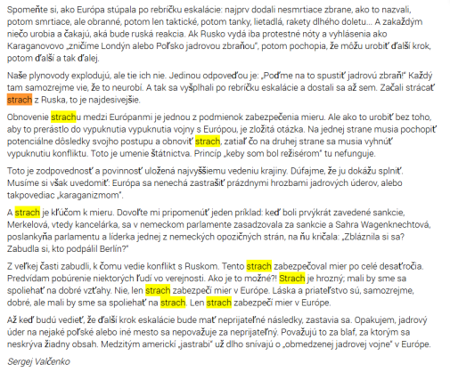 Hm... preto nás kolaboranti tak strašia!